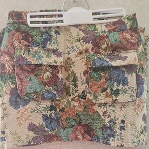 Floral Mini Skirt